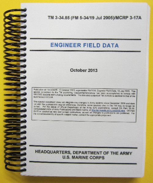 TM 3-34.85, Engineer Field Data - BIG size